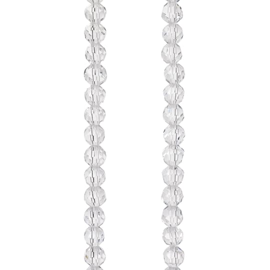 9 Pack: Crystal Glass Faceted Round Beads, 6mm by Bead Landing™